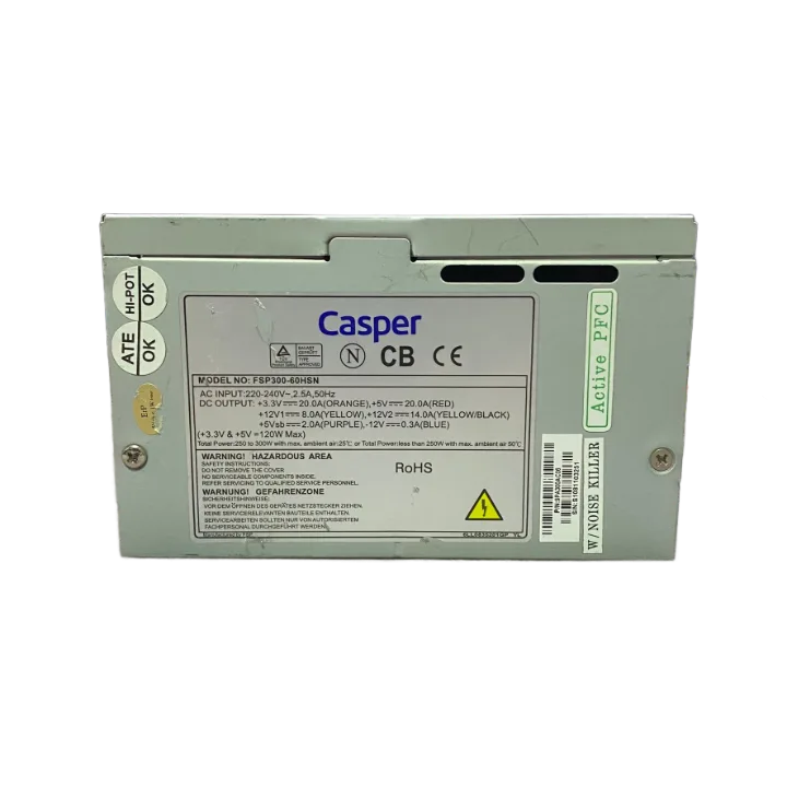 CASPER 300 WATT Power Supply 12 CM FANLI GÜÇ KAYNAĞI (2 EL YENİLENMİŞ Ürün)