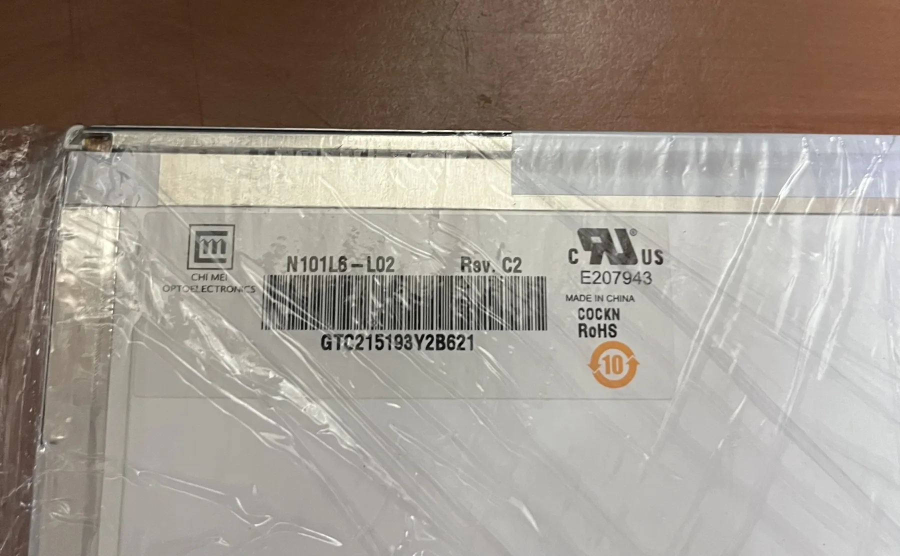 CHİ MEİ N101l6-l06 Rev-c2 10,1'' LED EKRAN PANEL 40PİN 1024X600 2 EL ÜRÜN