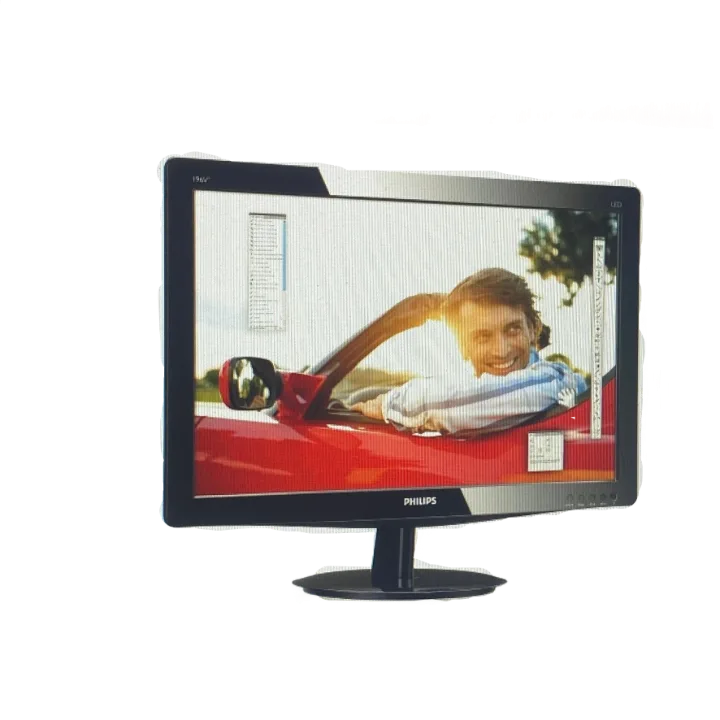 PHILIPS 196V3L 18.5 İNÇ WİDESCREEN SİYAH 1366X768 LED Monitör(2 EL Ürün)