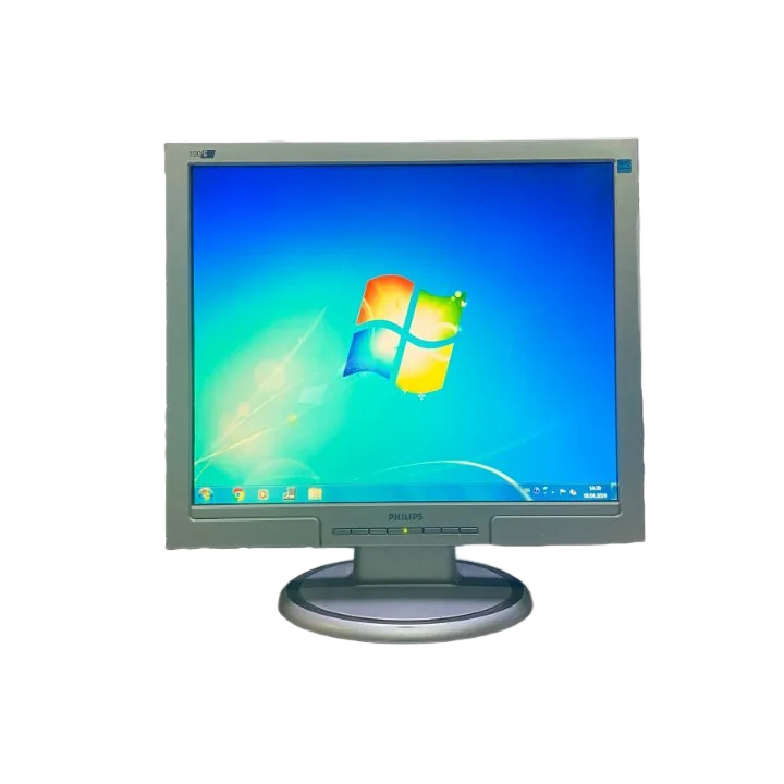 PHILIPS 190S 19 İNÇ KARE Gri-siyah 1280X1024 LCD Monitör(2 EL Ürün)