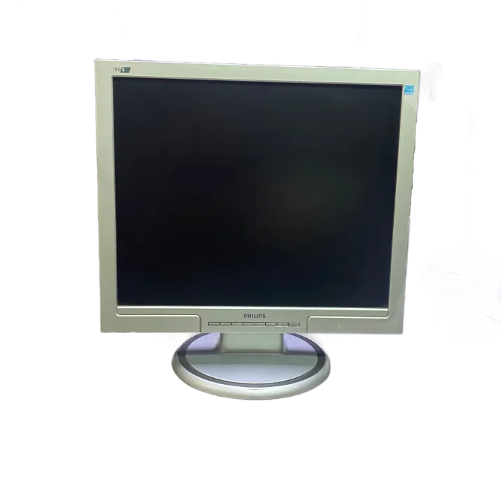 PHILIPS 190S 19 İNÇ KARE Gri-siyah 1280X1024 LCD Monitör(2 EL Ürün)