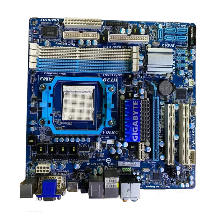 GIGABYTE Ga-ma785gmt-uh2h Soket AM3 DDR3 AMD Anakart(2 EL YENİLENMİŞ Ürün)