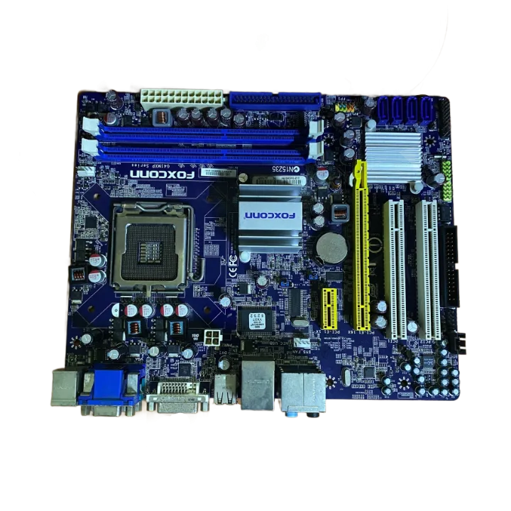 FOXCONN G41MXP G41 DDR3 SOKET LGA 775 PİN Matx-anakart (2 EL YENİLENMİŞ Ürün)