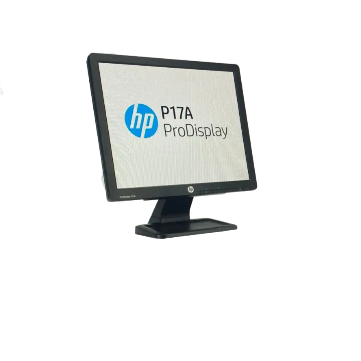 HP Prodisplay P17A 17 İNÇ KARE SİYAH LED MONİTÖR (2 EL Ürün)