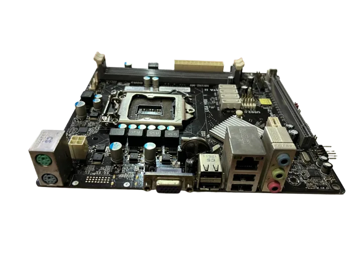 ECS H61h2-mv V.10 İNTEL H61 1600MHZ DDR3 LGA SOKET 1155 Micro-atx Anakart(2 EL YENİLENMİŞ Ürün)