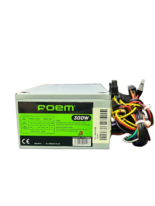 FOEM Fps-m30f8 300W Micro ATX Power Supply 8CM FANLI GÜÇ KAYNAĞI