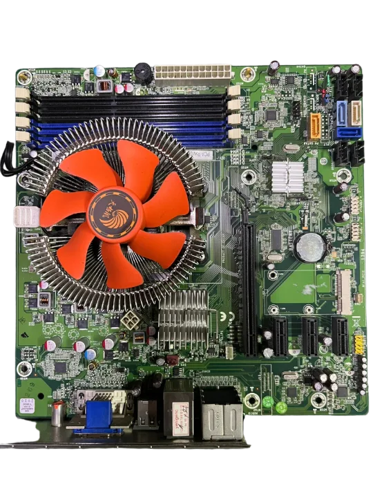 HP N-alvorıx DDR3 AMD 785G Soket AM3 Uatx Anakart + Cpu + Fan