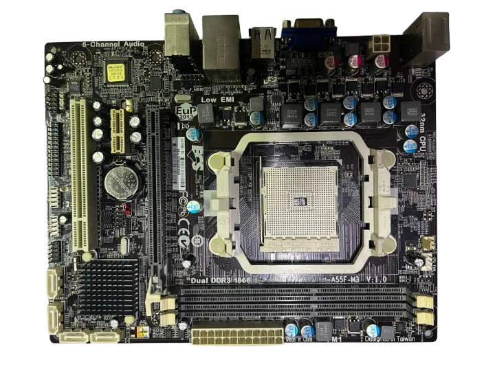 ECS A55f-m3 V:1.0 AMD A55 FM1 SOKET Micro-atx Anakart (2 EL YENİLENMİŞ Ürün)