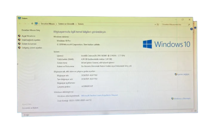 CLOUD TERMİNAL MİNİ PC İNTEL CELERON CPU N2840 4GB RAM 64GB MSATA SSD