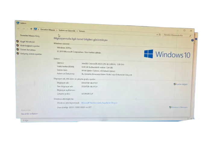 CLOUD TERMİNAL MİNİ PC İNTEL CELERON CPU J4125 8 GB DDR4 RAM 128 MSATA SSD