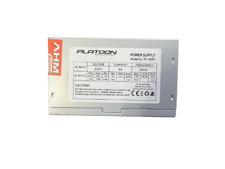 Platoon-ahm 300 WATT Power Supply 12 CM FANLI GÜÇ KAYNAĞI (2 EL YENİLENMİŞ Ürün)