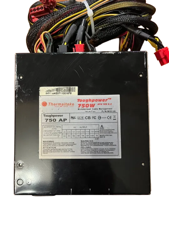 Thermaltake TOUGHPOWER 750 WATT Power Supply 12CM FAN GÜÇ KAYNAĞI 2 EL ÜRÜN
