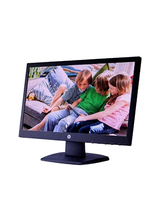 HP V193 18.5 İNÇ WİDESCREEN 5 MS SİYAH LED Monitör( 2 EL Ürün)