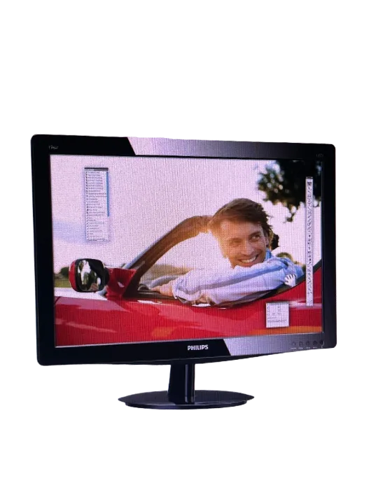 PHILIPS 196V3L 18.5 İNÇ WİDESCREEN SİYAH LED Monitör(2 EL Ürün)