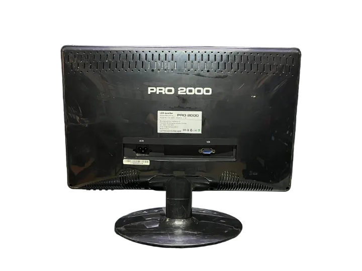 PRO 2000 PRO19LED 18.5 İNÇ WİDESCREEN 5 MS SİYAH LED Monitör(2 EL Ürün)