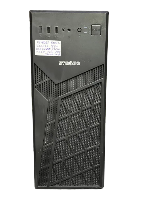 STRONG RGB MİDİ TOWER KASA İ5 9500 8GB RAM DDR4 256GB SSD 2GB HD8850 MASAÜSTÜ BİLGİSAYAR