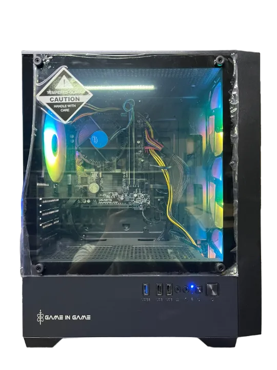 GAMX RGB MİDİ TOWER KASA İ7 7700 16GB RAM DDR4 256GB SSD 4GB GT710 MASAÜSTÜ BİLGİSAYAR
