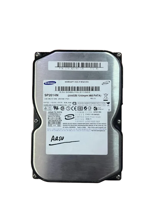 SAMSUNG SP2014N 200GB 3.5 İNÇ İDE GİRİŞLİ MASAÜSTÜ Harddisk(2 EL Ürün)
