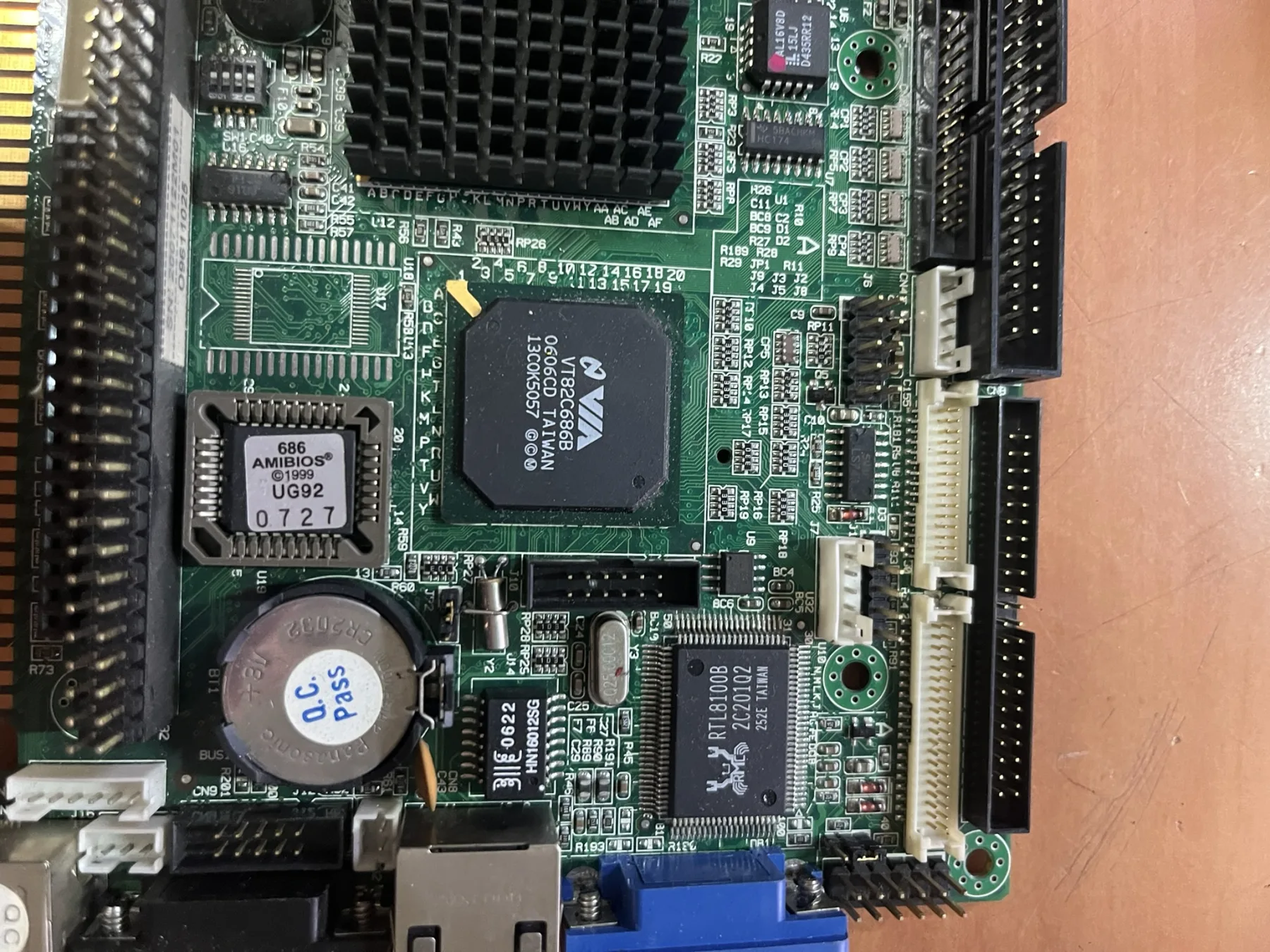 INTEK FB2600 VER 1.5 ENDÜSTRİEL Anakart ISA GİRİŞLİ CPU KART (2 EL Ürün)