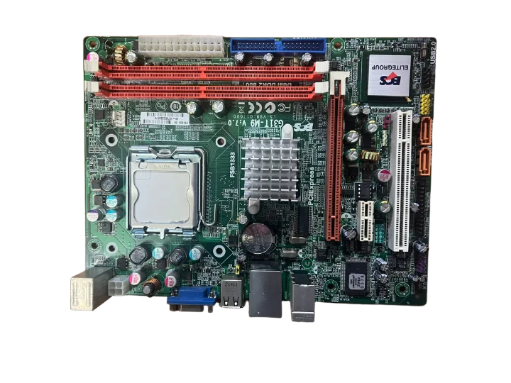 ECS G31t-m9 V:7.0 LGA SOKET 775 DDR2 Anakart( 2 EL Ürün)