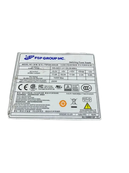 FSP Fsp250-50gup 250WATT ENDUSTRIEL ITX MİNİ GÜÇ KAYNAĞI Fanlı(2 EL Ürün)