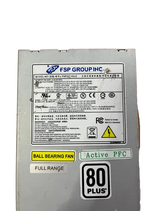 FSP Fsp220-660le 220WATT ENDUSTRIEL ITX MİNİ GÜÇ KAYNAĞI Fanlı(2 EL Ürün)