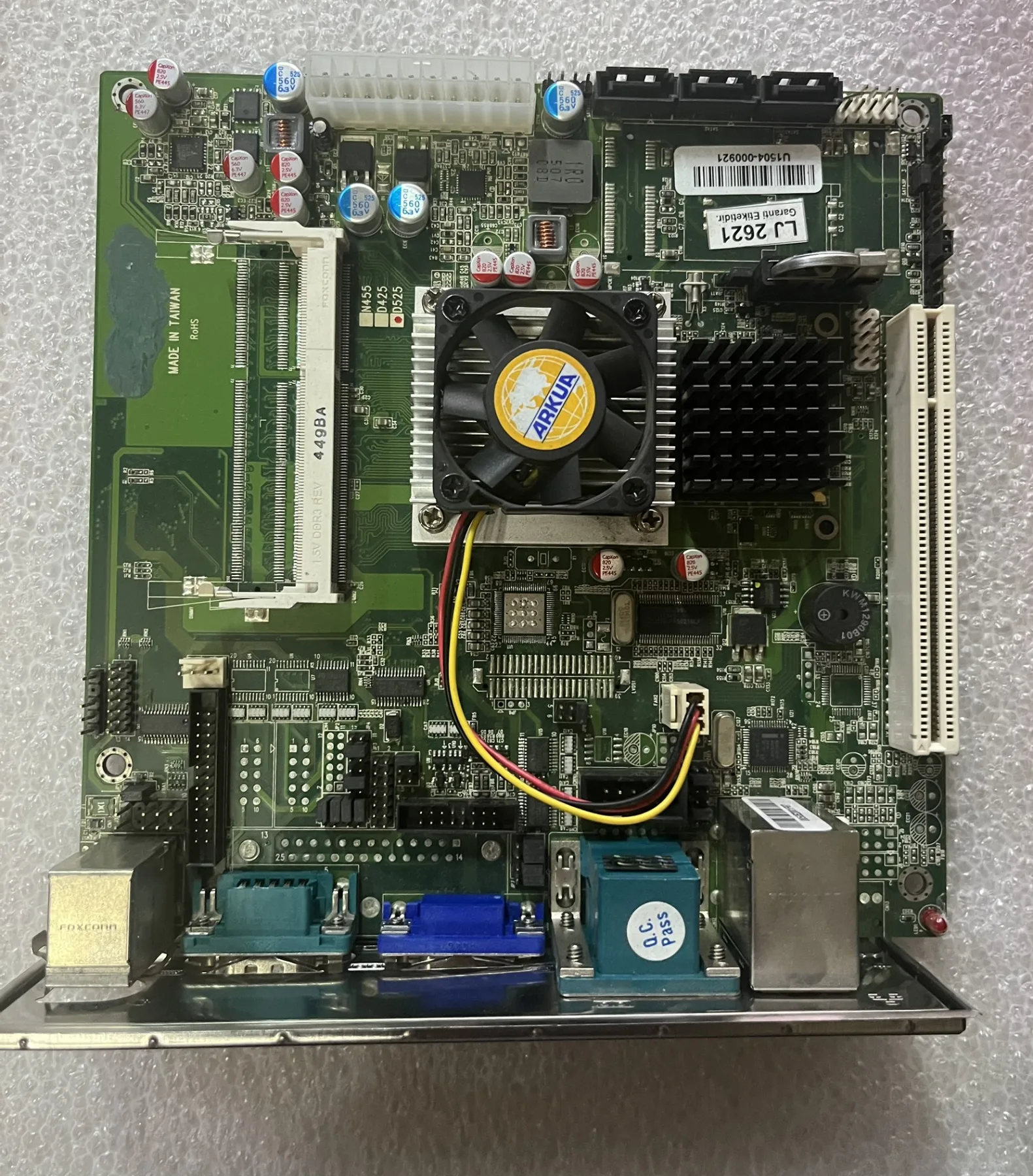 ENDAT 4600 Intel Atom D525 CPU (1.8ghz, Dual Core) ITX Anakart (2 EL Ürün)