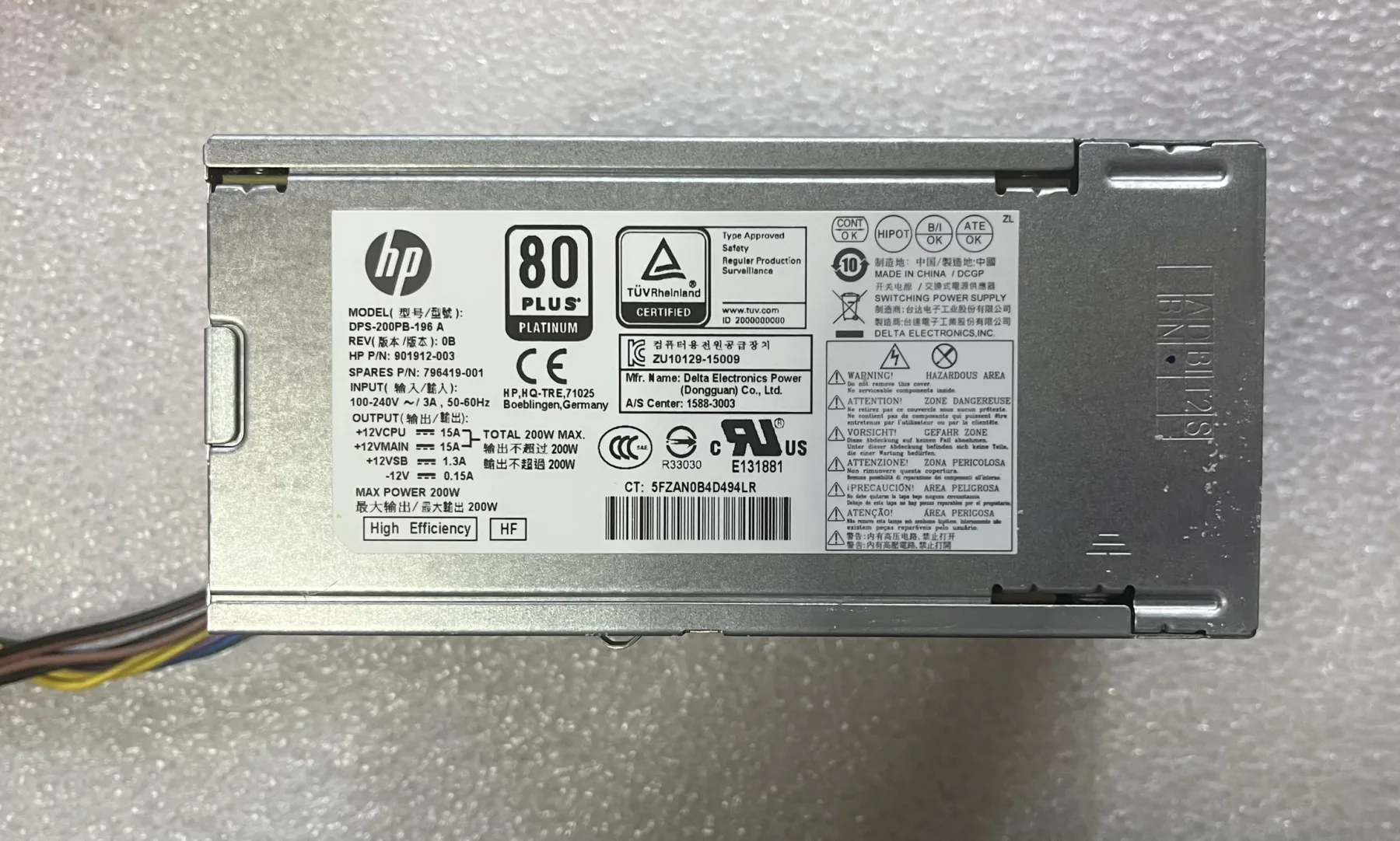 HP Prodesk/elitedesk 600-800 G2 SSF UYUMLU 200W GÜÇ KAYNAĞI 2 EL ÜRÜN