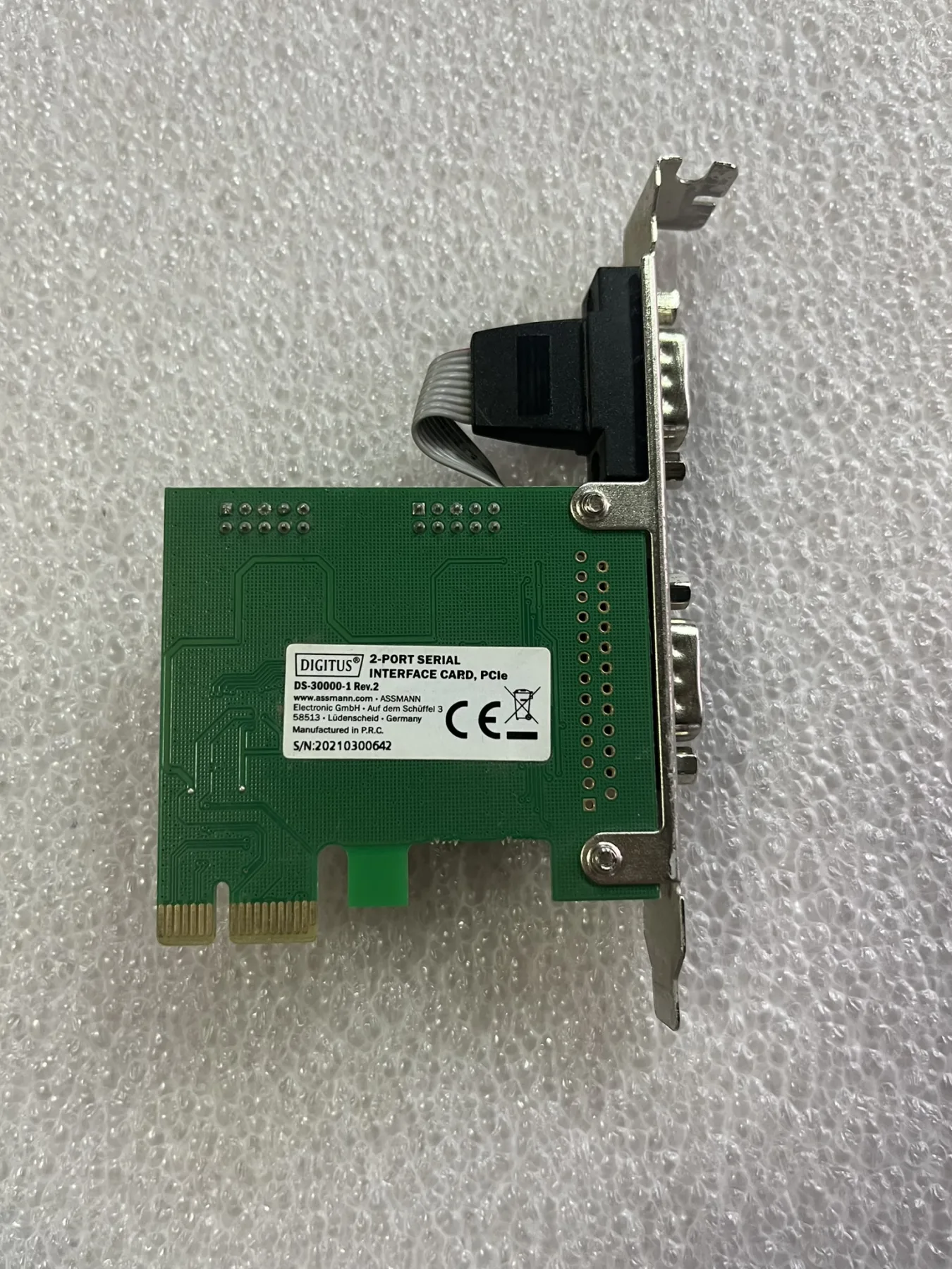 DİGİTUS Ds-30000-1 Rev-2 2 Seri Portlu Pcle X1 Genişletme Arayüz Kartı (2 EL Ürün)