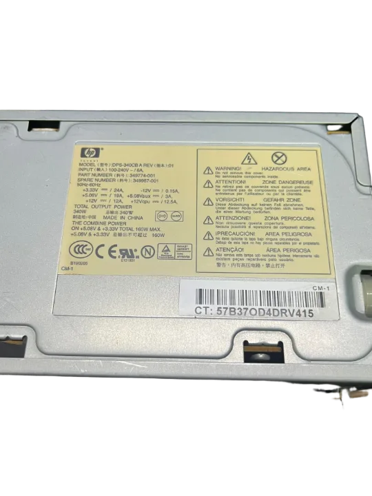 HP COMPAQ Dps-340cb A REV 01 - Dc7100/dx6100 UYUMLU 340W GÜÇ KAYNAĞI 2 EL ÜRÜN