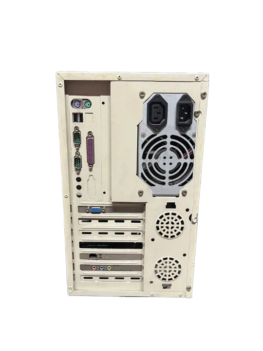 VİNTAGE PENTİUM III 933 MHZ BEYAZ TOWER KASA MASAÜSTÜ BİLGİSAYAR