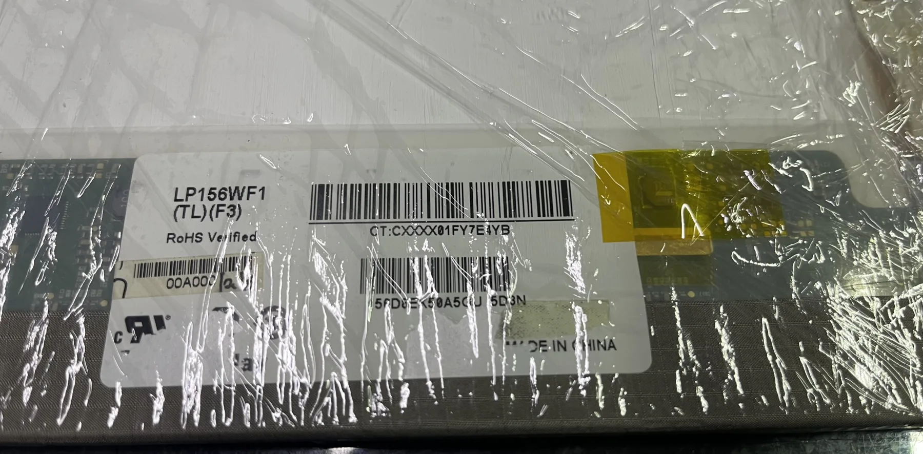 LG LP156WF1 TL F3 EKRAN PANEL 15.6 İNÇ 40 PİN FHD 1920x1080 (2 EL Ürün)