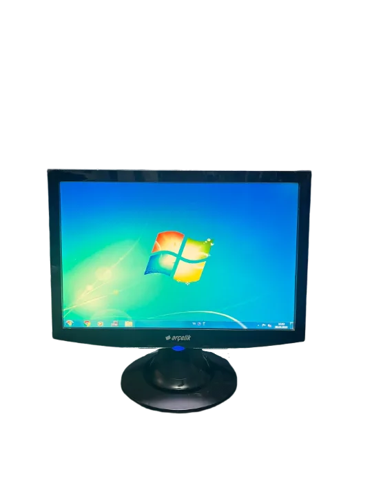 ARÇELİK As-19w 19 İNÇ WİDESCREEN SİYAH DAMPER CAMLI LCD MONİTÖR 2 EL ÜRÜN