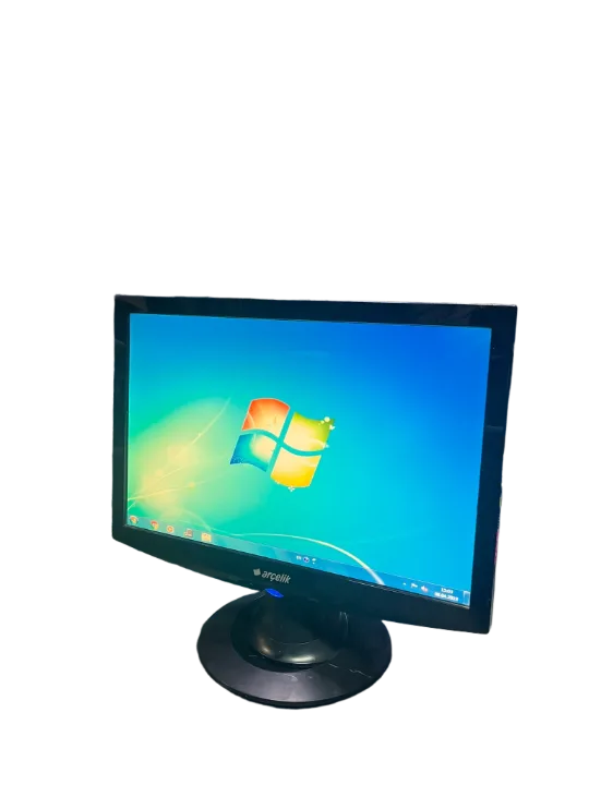 ARÇELİK As-19w 19 İNÇ WİDESCREEN SİYAH DAMPER CAMLI LCD MONİTÖR 2 EL ÜRÜN