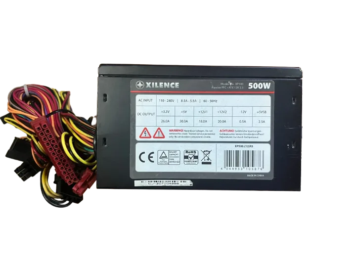 XILANCE XP500 SİYAH KASA 500 WATT Power Supply 12 CM FANLI GÜÇ Kaynağı( 2 EL Ürün)