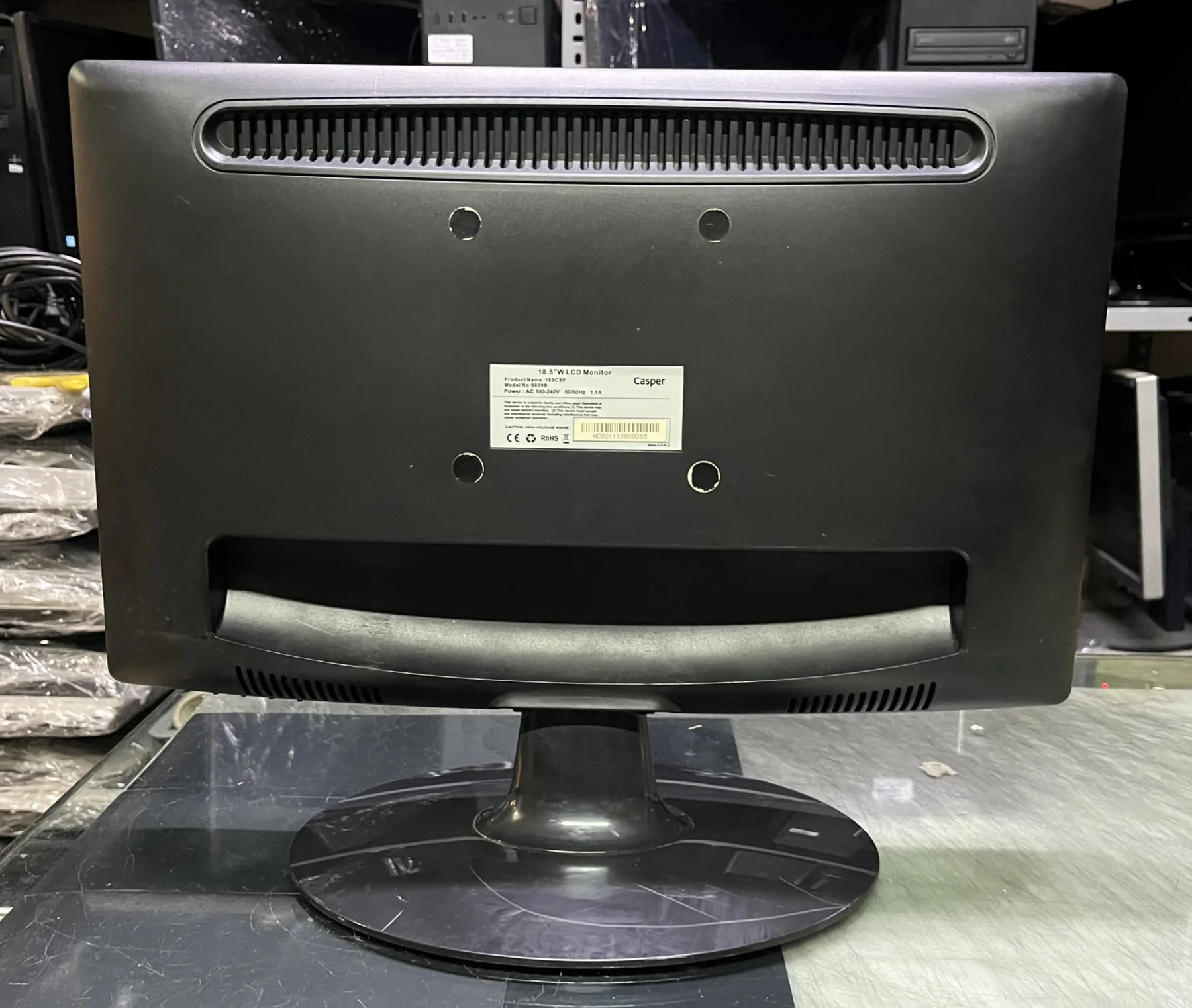 CASPER 9809B 18.5 İNÇ SİYAH WİDESCREEN LCD MONİTÖR UYGUN FİYATLI