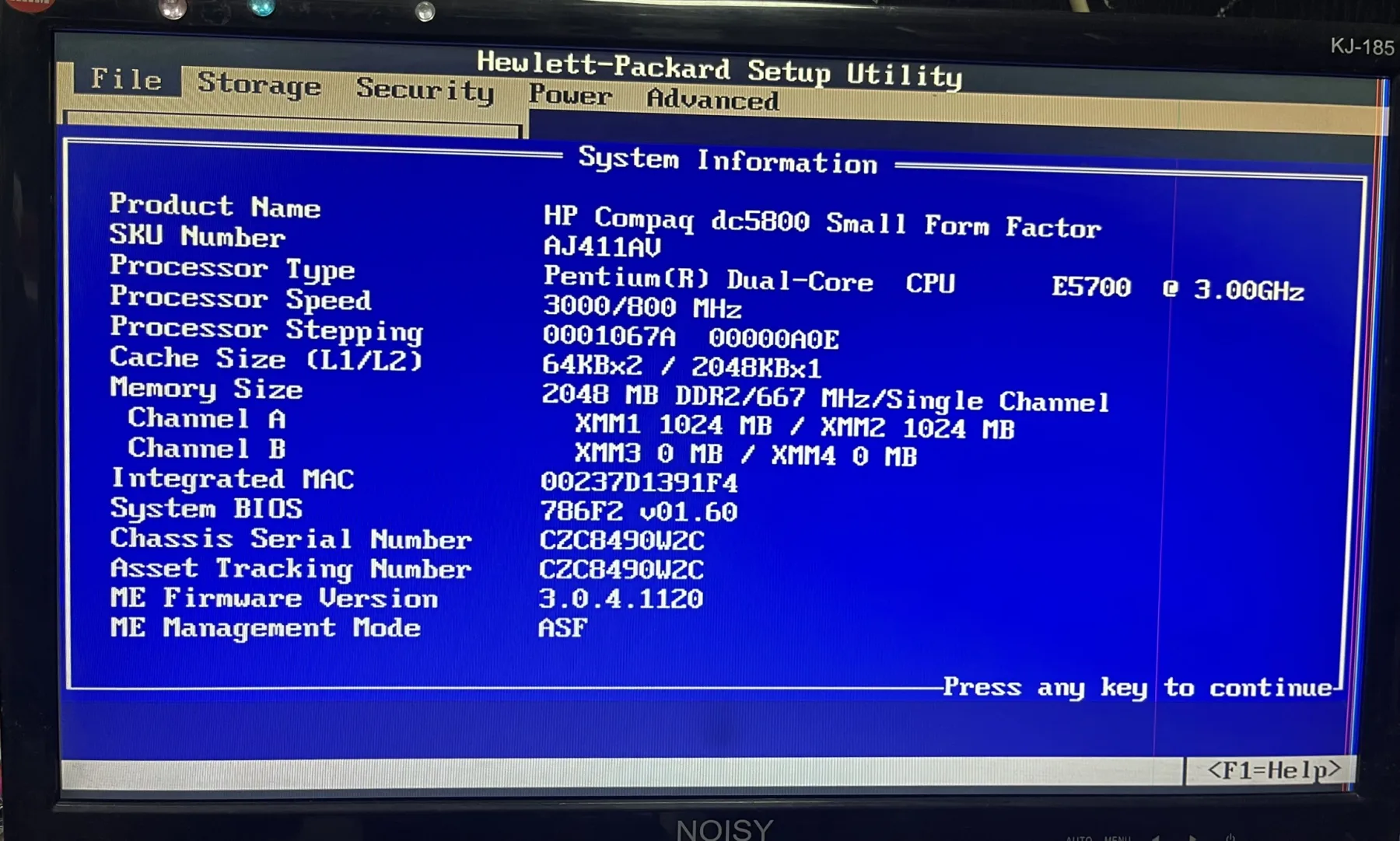 HP COMPAQ DC5800 SFF YATIK KASA MASAÜSTÜ BİLGİSAYAR