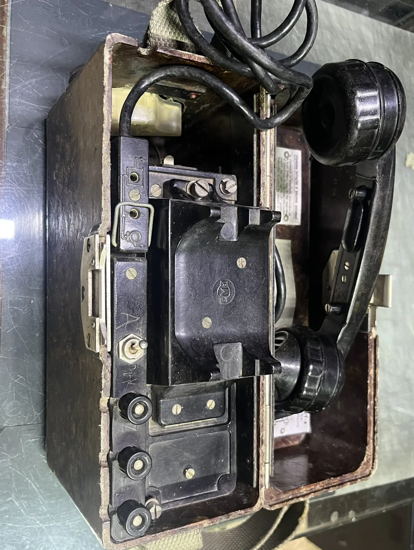 ASKERİ SAHRA TELEFON VİNTAGE Mb-43/t-a