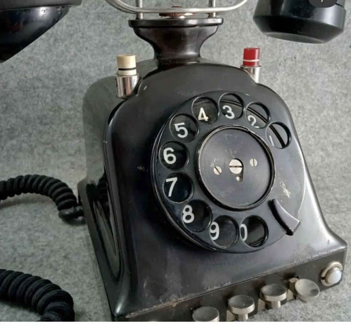 Vintage Çevirmeli Sekreter Telefon Zenith 1936