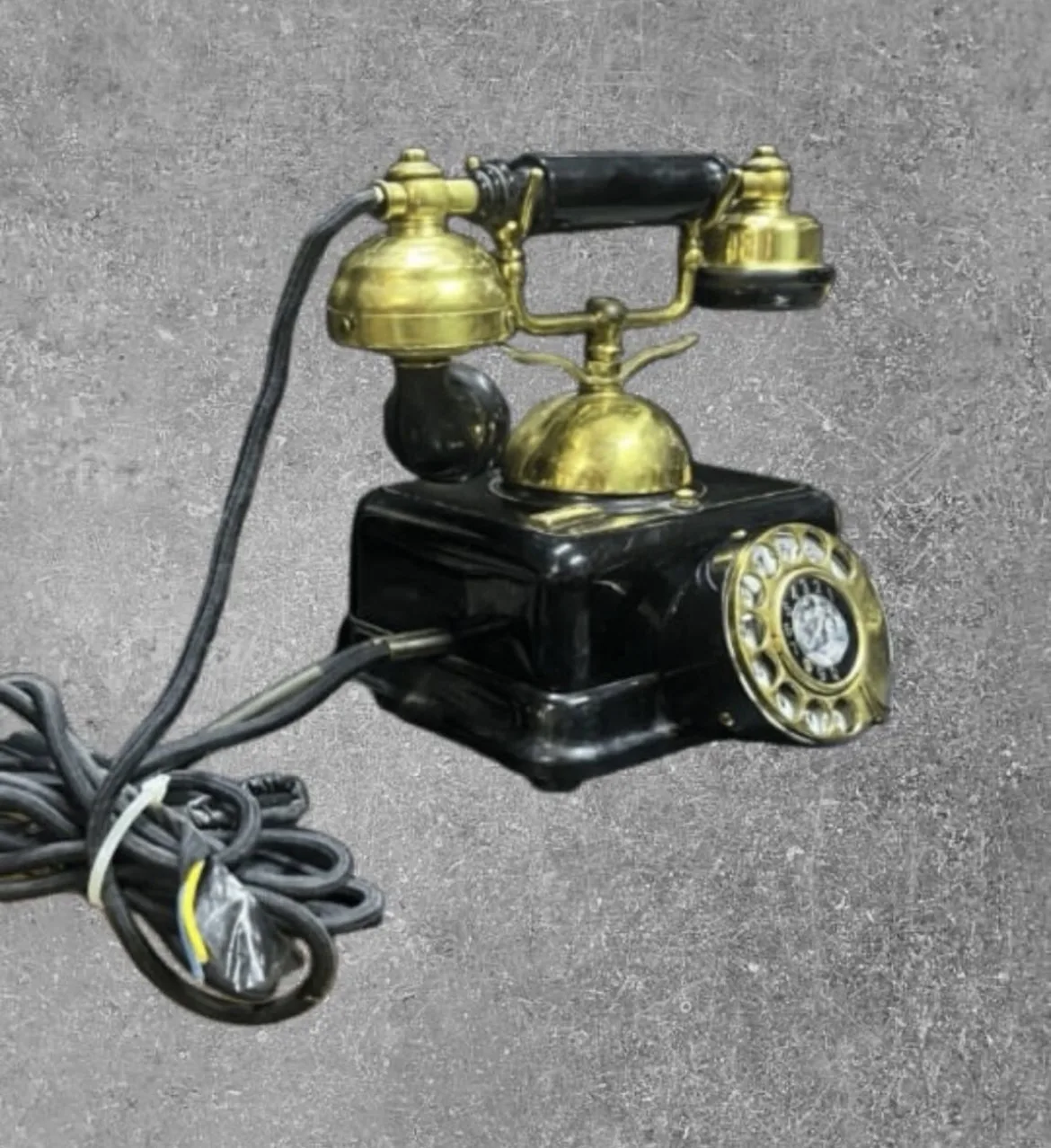 Vintage Çevirmeli Telefon Fransız 1960-70 Ler