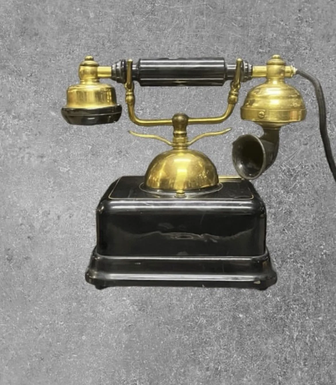 Vintage Çevirmeli Telefon Fransız 1960-70 Ler