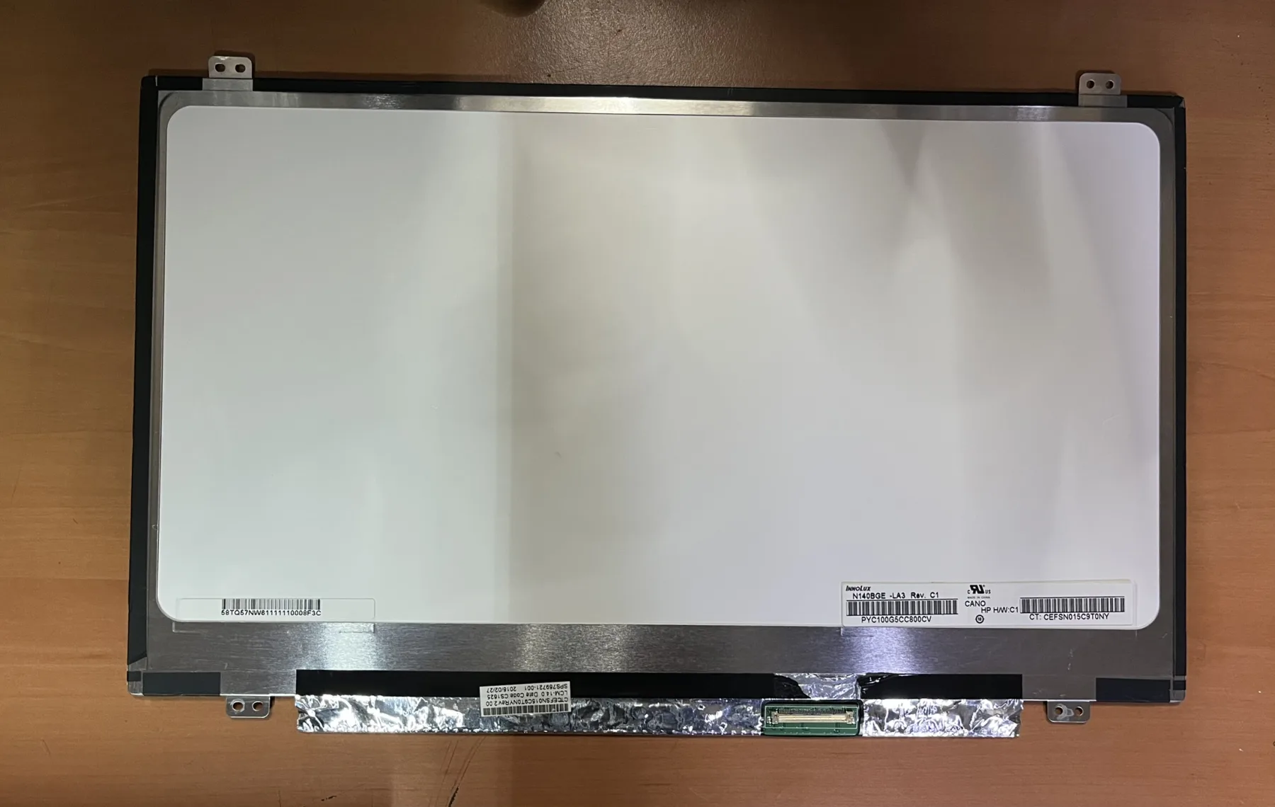 INNOLUX N140bge-la3 REV.C1 14" 40 PİN SLİM LED PANEL 1366X768 HD 2 El Ürün